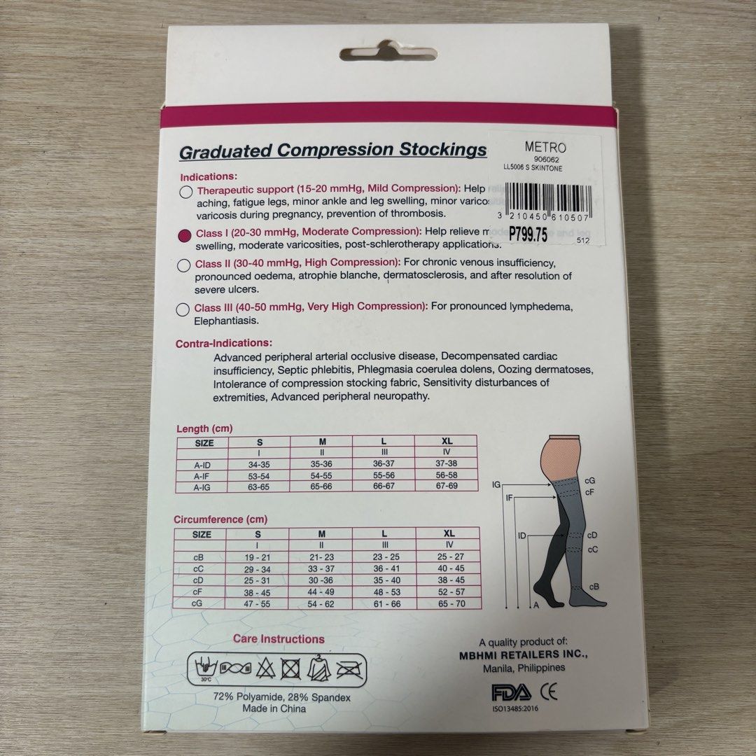 Women Travel Compression Socks (Category: Undergarments & Loungewear) located in Pasig City. Submitted by uyamuya (Listing ID 1470765882, Image 2). Description: Brand: LegLove by CityLADY (Metro Department Store) Size: S.