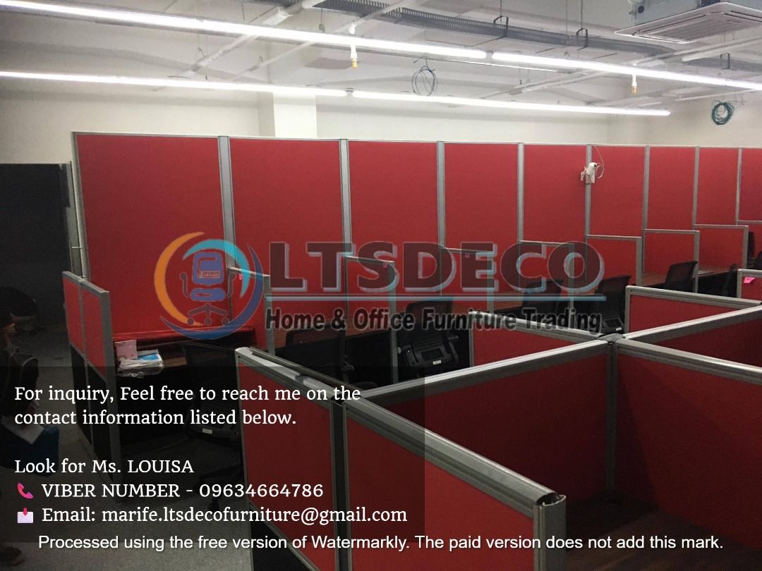 workstation table customized office partition furnitures (Category: Office Furniture & Fixtures) located in Caloocan City. Submitted by cheska.ltsdeco (Listing ID 1470823644, Image 3). Description: 👉Are you looking for WORKSTATION, MODULAR CUBICLES OFFICE PARTITION, and OFFICE FURNITURE SUPPLIER? LTSDECO Furniture, is direct supplier, manufacturer, and trusted provider of high quality, affordable and durable modular office divider partition, hom