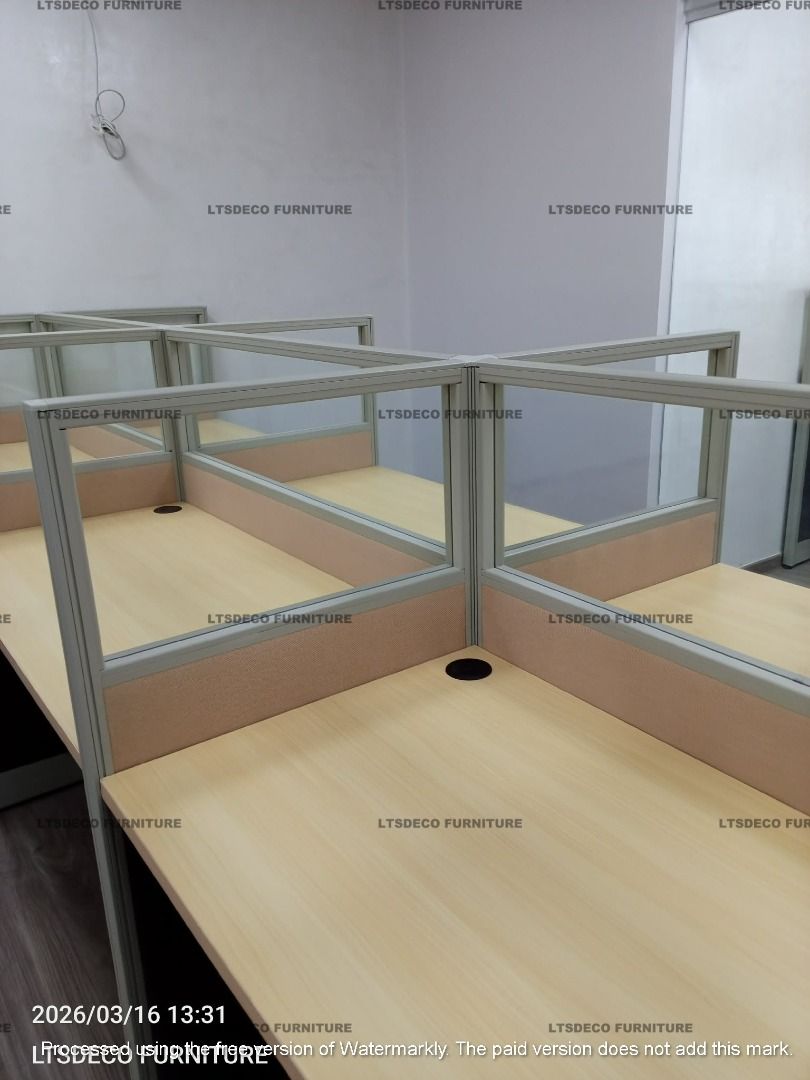 workstation tables customized office partition furniture (Category: Office Furniture & Fixtures) located in Caloocan City. Submitted by cheska.ltsdeco (Listing ID 1470757394, Image 2). Description: 👉Are you looking for WORKSTATION, MODULAR CUBICLES OFFICE PARTITION, and OFFICE FURNITURE SUPPLIER? LTSDECO Furniture, is direct supplier, manufacturer, and trusted provider of high quality, affordable and durable modular office divider partition, hom