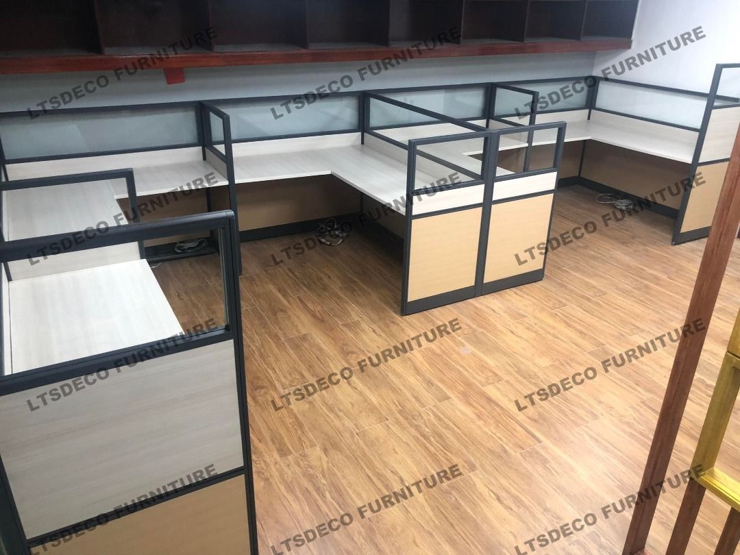 workstation tables modular customized office partition furnitures (Category: Office Furniture & Fixtures) located in Caloocan City. Submitted by cheska.ltsdeco (Listing ID 1470746561, Image 3). Description: 👉Are you looking for WORKSTATION, MODULAR CUBICLES OFFICE PARTITION, and OFFICE FURNITURE SUPPLIER? LTSDECO Furniture, is direct supplier, manufacturer, and trusted provider of high quality, affordable and durable modular office divider parti