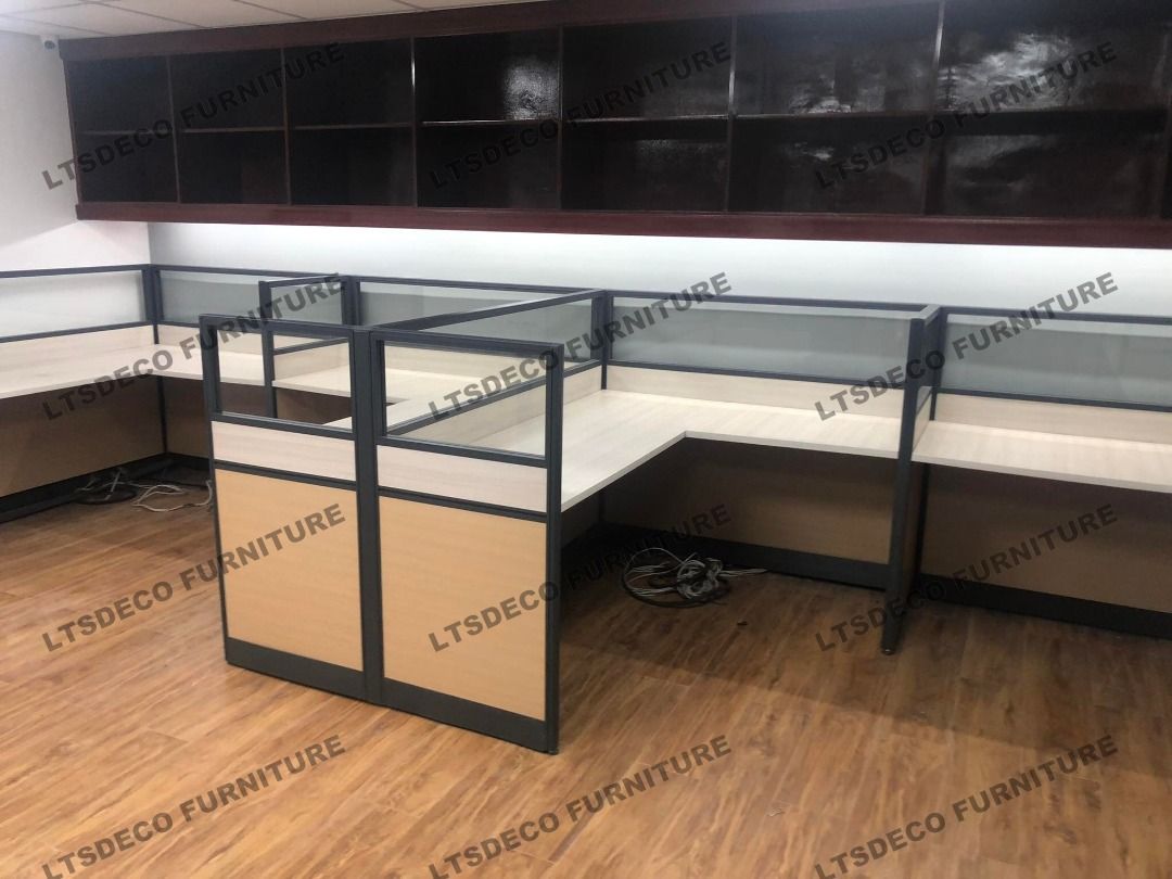workstation tables modular customized office partition furnitures (Category: Office Furniture & Fixtures) located in Caloocan City. Submitted by cheska.ltsdeco (Listing ID 1470747355, Image 3). Description: 👉Are you looking for WORKSTATION, MODULAR CUBICLES OFFICE PARTITION, and OFFICE FURNITURE SUPPLIER? LTSDECO Furniture, is direct supplier, manufacturer, and trusted provider of high quality, affordable and durable modular office divider parti