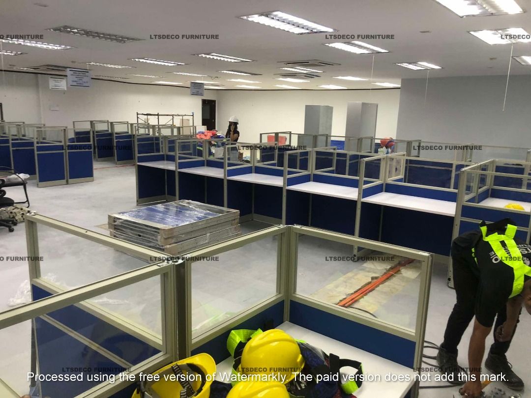 workstation tables modular customized office partition furnitures (Category: Office Furniture & Fixtures) located in Caloocan City. Submitted by cheska.ltsdeco (Listing ID 1470770401, Image 3). Description: 👉Are you looking for WORKSTATION, MODULAR CUBICLES OFFICE PARTITION, and OFFICE FURNITURE SUPPLIER? LTSDECO Furniture, is direct supplier, manufacturer, and trusted provider of high quality, affordable and durable modular office divider parti