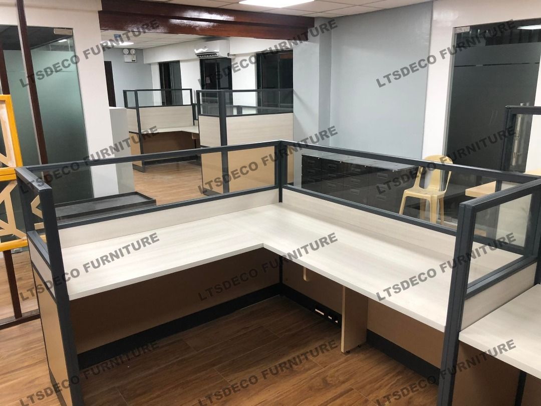 workstation tables modular customized office partition furnitures (Category: Office Furniture & Fixtures) located in Caloocan City. Submitted by cheska.ltsdeco (Listing ID 1470783295, Image 3). Description: 👉Are you looking for WORKSTATION, MODULAR CUBICLES OFFICE PARTITION, and OFFICE FURNITURE SUPPLIER? LTSDECO Furniture, is direct supplier, manufacturer, and trusted provider of high quality, affordable and durable modular office divider parti