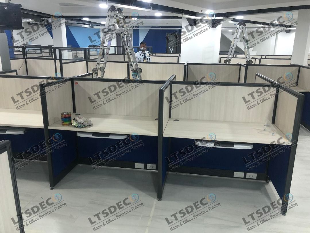 workstation tables modular customized office partition furniture (Category: Office Furniture & Fixtures) located in Quezon City. Submitted by chris.ltsdeco (Listing ID 1470823215, Image 1). Description: 👉Are you looking for WORKSTATION, MODULAR CUBICLES OFFICE PARTITION, and OFFICE FURNITURE SUPPLIER? LTSDECO Furniture, is direct supplier, manufacturer, and trusted provider of high quality, affordable and durable modular office divider partition