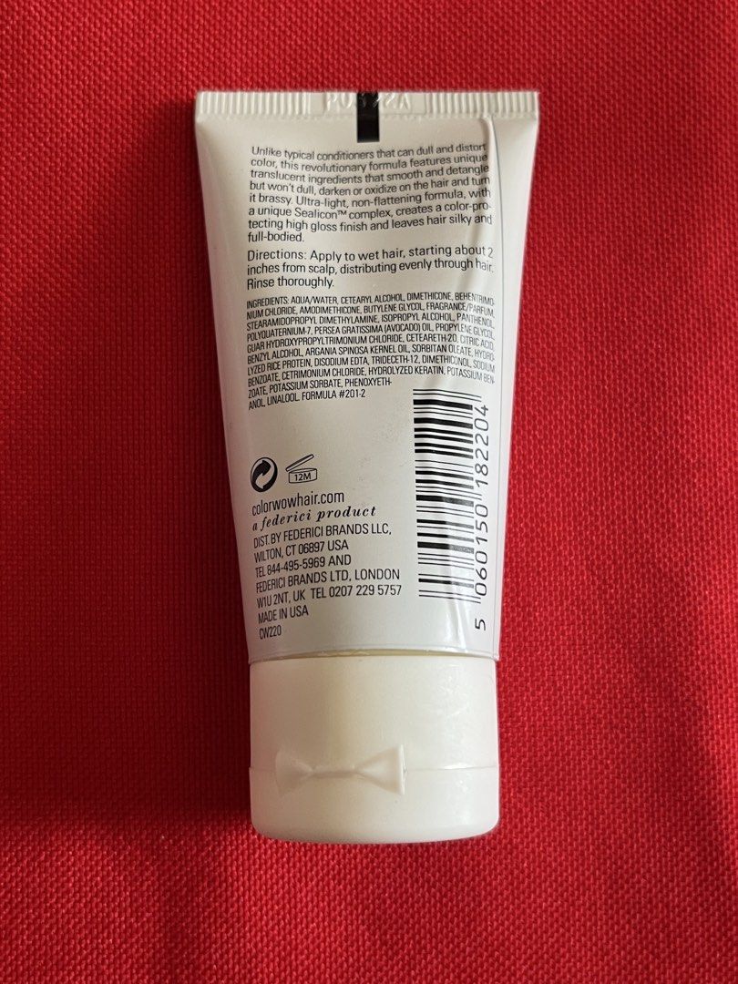 WOW COLOR COLOR SECURITY CONDITIONER (Category: Hair) located in Manila. Submitted by luxeclassyshop (Listing ID 1470780110, Image 3). Description: WOW COLOR COLOR SECURITY CONDITIONER FOR FINE TO NORMAL COLOR TREATEDHAIR 30ml Original 2.