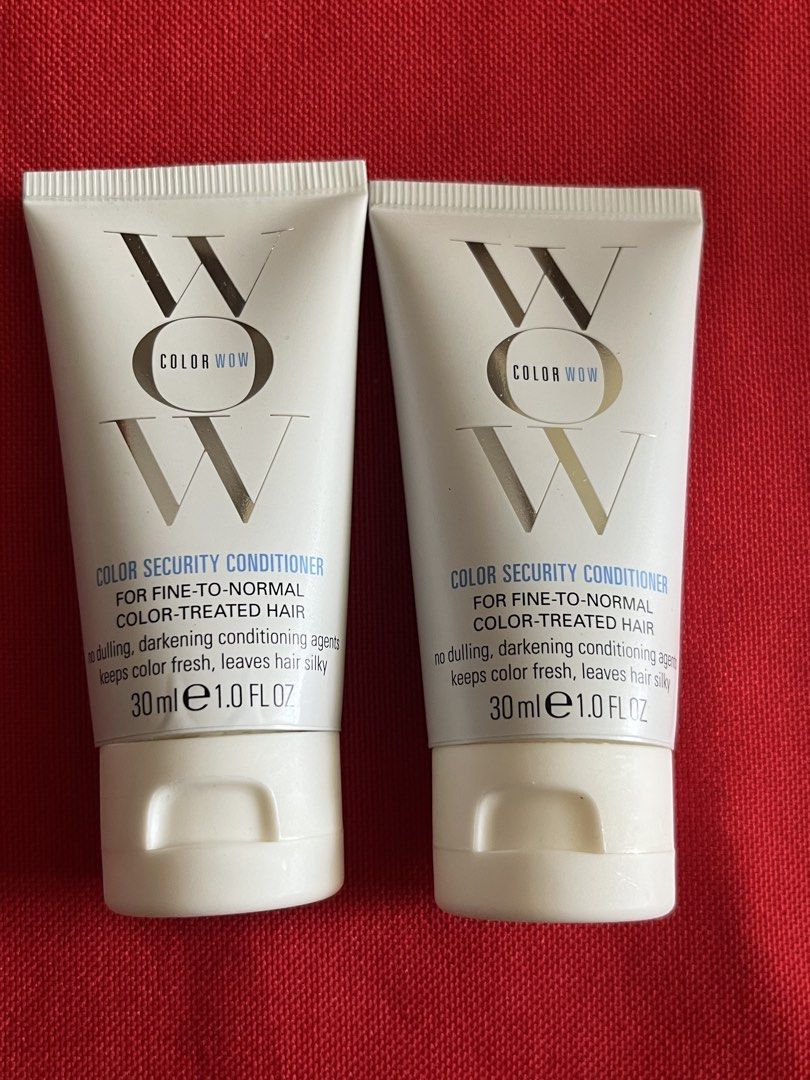 WOW COLOR COLOR SECURITY CONDITIONER (Category: Hair) located in Manila. Submitted by luxeclassyshop (Listing ID 1470780110, Image 1). Description: WOW COLOR COLOR SECURITY CONDITIONER FOR FINE TO NORMAL COLOR TREATEDHAIR 30ml Original 2.