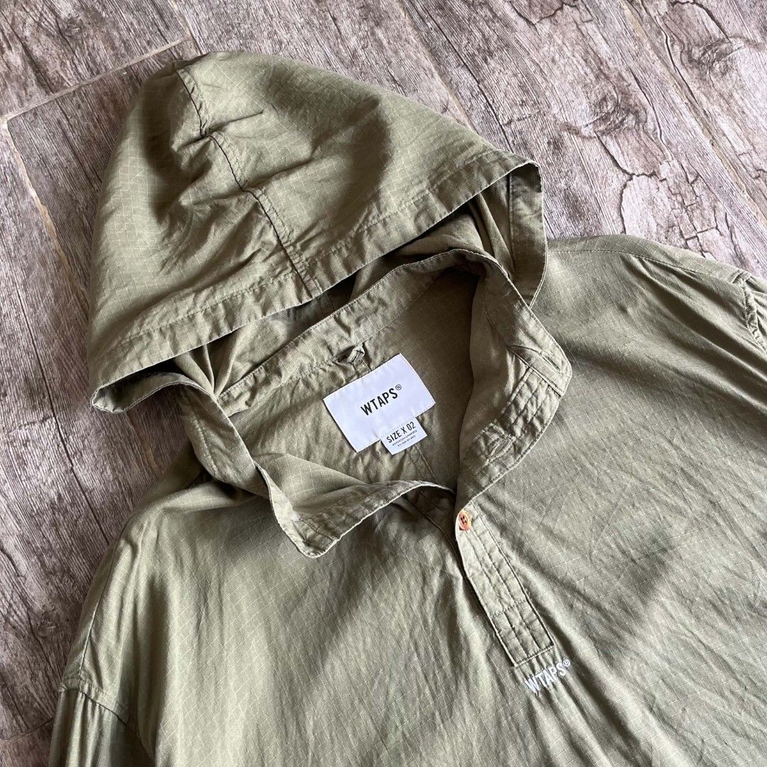 WTAPS Ss22 Falconer Ripstop Pullover (Category: Coats, Jackets and Outerwear) located in Manila. Submitted by spo0ky.archives (Listing ID 1470804659, Image 2). Description: width: 28 length: 32.