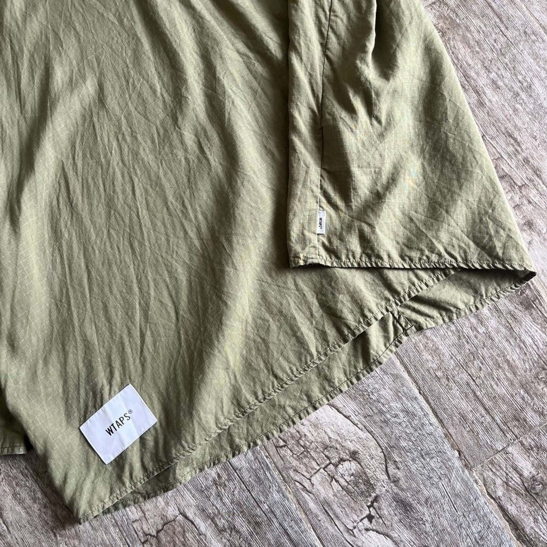 WTAPS Ss22 Falconer Ripstop Pullover (Category: Coats, Jackets and Outerwear) located in Manila. Submitted by spo0ky.archives (Listing ID 1470804659, Image 3). Description: width: 28 length: 32.