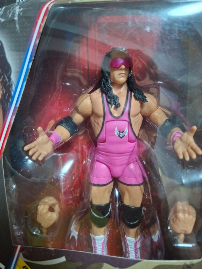 WWE Mattel Elite Bret Hart (KLB) (Category: Action & Battle Toys) located in Bulacan. Submitted by jiiimsyap (Listing ID 1470902014, Image 2). Description: BRAND NEW. NO BAF. BAD BOX. 📦 Shipping: Lalamove • Malolos – everyday • Makati – by schedule 💰 Payment: Payment first via GCash or BDO PM for inquiries. Thanks!.