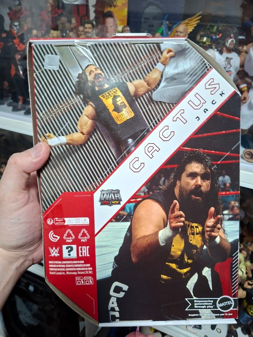 WWE Ultimate Edition Cactus Jack (Category: Figurines & Statues) located in Bulacan. Submitted by jiiimsyap (Listing ID 1470901683, Image 2). Description: BRAND NEW 📦 Shipping: Lalamove • Malolos – everyday • Makati – by schedule 💰 Payment: Payment first via GCash or BDO PM for inquiries. Thanks!.