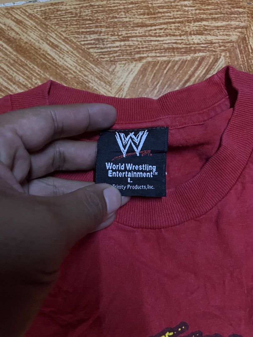 WWE VINTAGE HULK HOGAN HULKMANIA TEE (Category: Activewear) located in Tacloban City. Submitted by trippy_thrift_finds (Listing ID 1470872102, Image 3). Description: Large on tag 28.5” lenght 21” width Excellent condition Dm for inquiries.