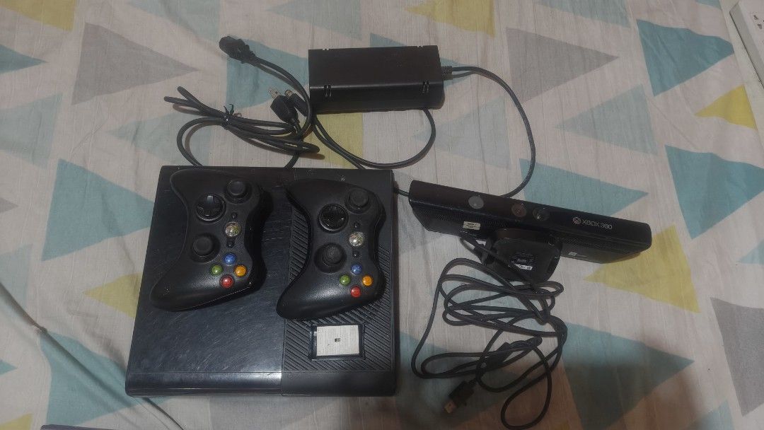 Xbox 360 with kinect sensor bundle (Category: Xbox) located in Manila. Submitted by joshuaxel067657 (Listing ID 1470774788, Image 2). Description: For sale Xbox 360 with kinect sensor bundle (NO BOX) Comes with Console Power Cable 2 controllers (1 is damaged) Kinect sensor 7 games Game list: Kinect sports Kinect adventures Kinect rush: A disney pixar adventure Just dance 2012 Call of duty black ops 1 and black ops 2 combo pack Lego Marvel Superhe