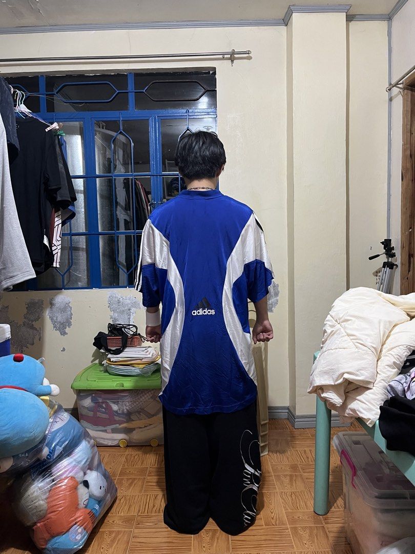 Y2k adidas baseball jersey (Category: Tshirts & Polo Shirts ) located in Baguio. Submitted by devi2600 (Listing ID 1470813259, Image 2). Description: ‎🔥VINTAGE ADIDAS Y2k 🔥 ‎‼️MUST READ BASA MUNA‼️ ‎COLOR MAY VARY DUE TO LIGHTING❗ THIS ITEM ARE WASHED (LAUNDRIED)❗ ‎DM FOR MORE INFORMATION❗ ‎ ‎COLOR RATE:9 ‎CONDITION RATE:9 ‎ISSUE:NEED WASH ‎PRICE:💸599+SF 💸 ‎ ‎ 📏DIMENSIONS📏 ‎WIDTH:24 ‎LENGHT:33 ‎ ‎‼️NEGOTIABLE ‎‼️PWEDE TAWAD ‎‼️WAG MAHIYA MA