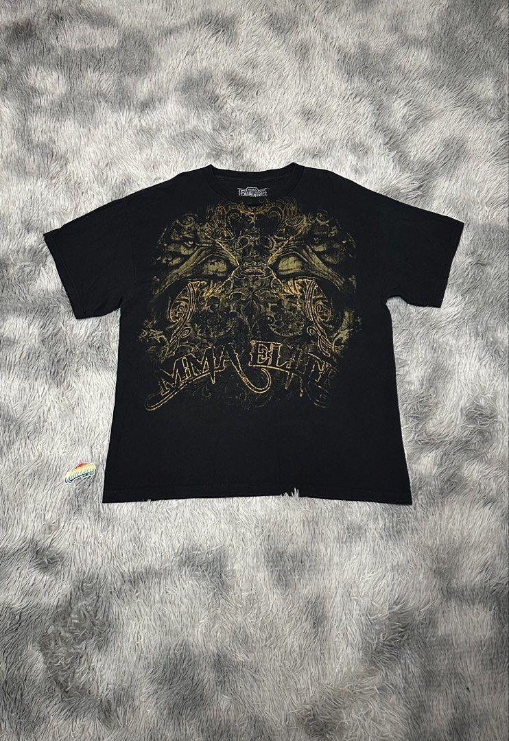 Y2k grunge tee MMA ELITE (Category: Tshirts & Polo Shirts ) located in Manila. Submitted by paulovenegaskalakal2020 (Listing ID 1470761603, Image 1). Description: For sale! Kalakal Y2k grunge tee MMA el*te tag Large- 21.5 width x 27.5 length inches Pinhole Sign of usage Good MINE 1,895 +sf.