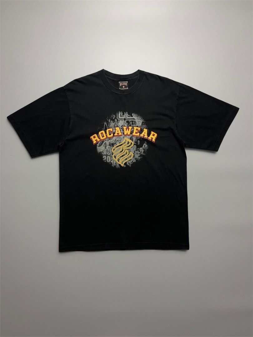 Y2K Rocawear Graphic Tee (Category: Formal Shirts) located in Bulacan. Submitted by way2lifestyle (Listing ID 1470863556, Image 1). Description: (In Inches) Best Fit: XL Width: 22” Length: 30” Excellent condition.