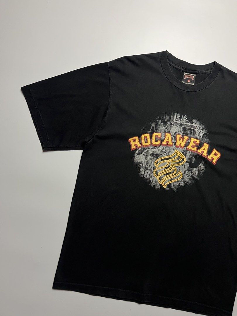 Y2K Rocawear Graphic Tee (Category: Formal Shirts) located in Bulacan. Submitted by way2lifestyle (Listing ID 1470863556, Image 3). Description: (In Inches) Best Fit: XL Width: 22” Length: 30” Excellent condition.