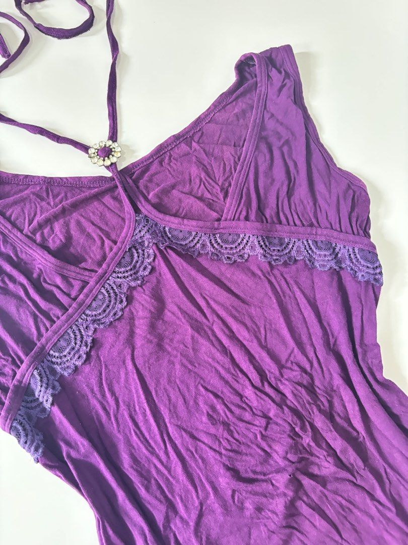 y2k top (Category: Sleeveless) located in Binan City. Submitted by byhiraeth (Listing ID 1470779655, Image 3). Description: -small to medium -no ww -has one missing gem -will only entertain offers since IM out of reply quota -loc is santa rosa, laguna.