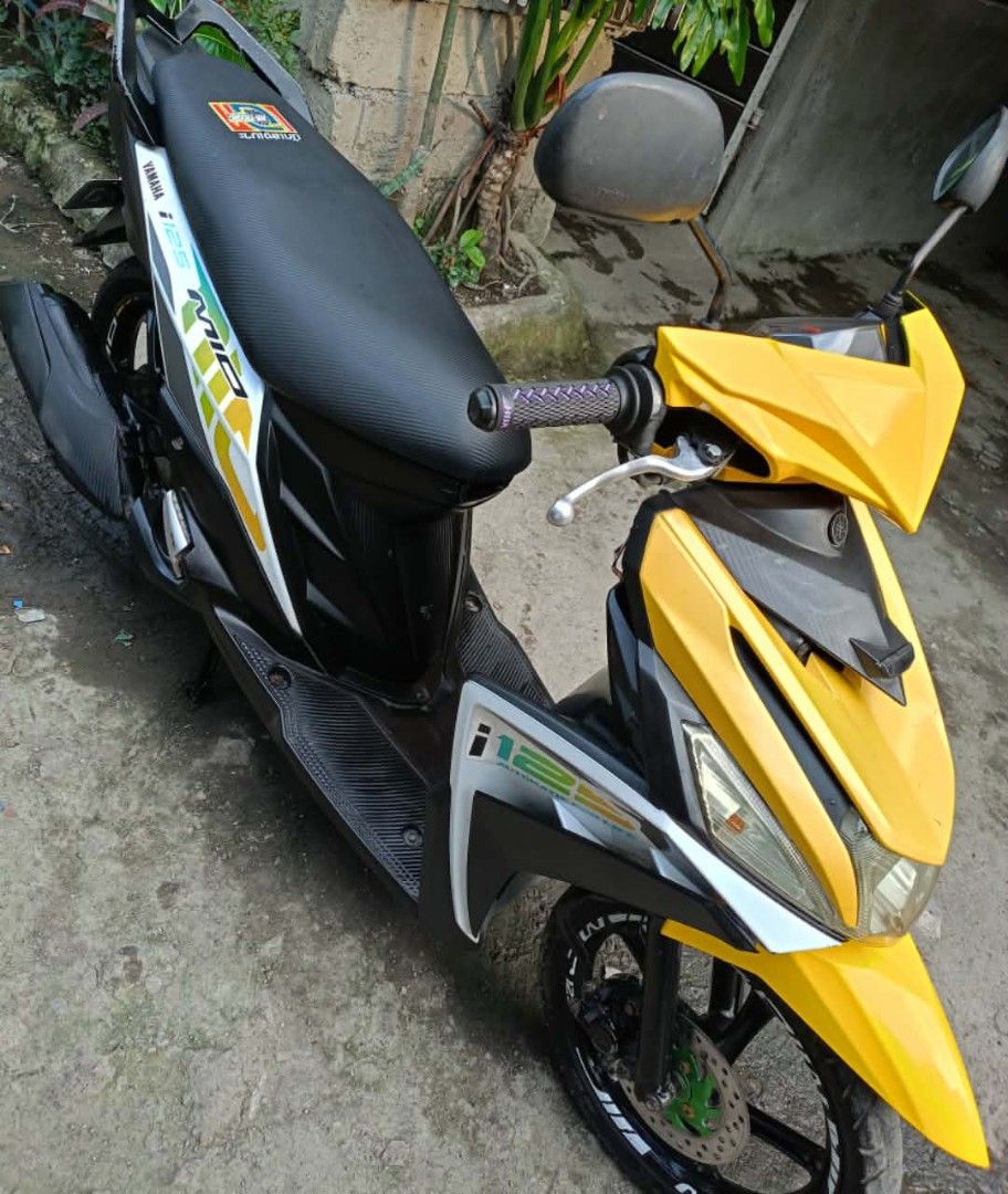 Yamaha Mio i 125 Yellow (Category: Motorbikes for Sale) located in Calamba. Submitted by altheatey (Listing ID 1470868191, Image 3). Description: FOR SALE MIO i125 ‼️ •2019YEAR MODEL •ORIGINAL OR CR WITH DOS •REGISTERED TILL 10/31/26 •ALL STOCK ENGINE •ALL WORKING •NEWLY CHANGE OIL & GEAR OIL •AS IS WHERE IS PASS SA SOBRA SELAN •GOODS SA SERVICE PWEDE MO CHECK 💵₱ 33,000 NEGOTIABLE IF SURE BUYER 📍LOC : CALAMBA LAGUNA.
