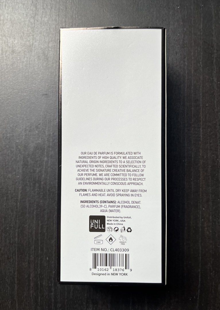 Yves Saint Laurent Libre Inspiration Eau de Parfum 100ml (Category: Fragrance & Deodorants) located in Manila. Submitted by sunshineapril (Listing ID 1470814949, Image 2). Description: - Unifull YSL Libre Inspiration Eau de Parfum (fragrance dupe) - Generous 100ml / 3.4 fl. oz. size - Comes with original box packaging, no plastic seal - Full bottle with visible liquid level - Features iconic gold YSL wrap-around logo and chic black asymmetrical c