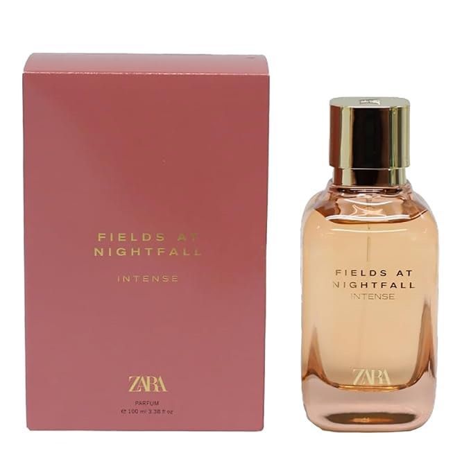 Zara Fields At Nightfall Intense Parfum 100ml (Category: Fragrance & Deodorants) located in Quezon City. Submitted by hehehhe9 (Listing ID 1470770052, Image 1). Description: - Authentic Zara Fields At Nightfall Intense parfum (100 ml) - 85% full - Comes with original matching box .