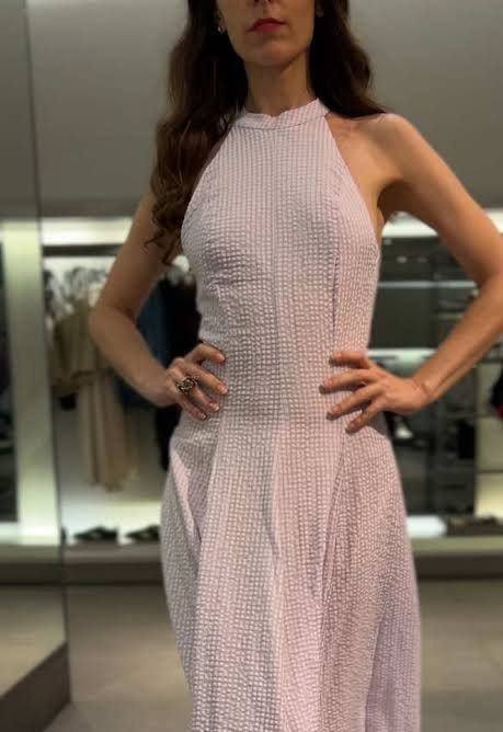 Zara gingham halter dress (Category: Dresses) located in Makati City. Submitted by andreaa1 (Listing ID 1470846346, Image 2). Description: .