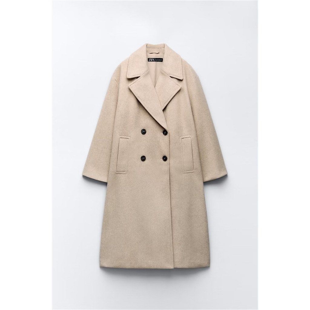 Zara HQ D-upe Long Wool Coat (Category: Coats, Jackets and Outerwear) located in Manila. Submitted by annesson (Listing ID 1470898226, Image 1). Description: Used Once during Japan Trip Very very HQ Fabric with pockets on both sides Height: 5’5” XS on Tag best fits small - medium.