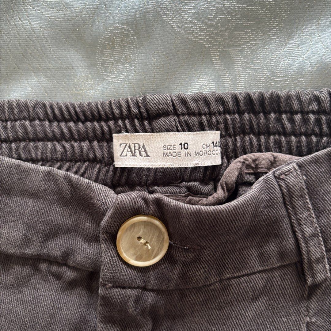 Zara Kids Trousers (Category: Babies & Kids Fashion) located in Pasig City. Submitted by uyamuya (Listing ID 1470762754, Image 3). Description: Brand: Zara Kids Size: 10 years old (140cm height).