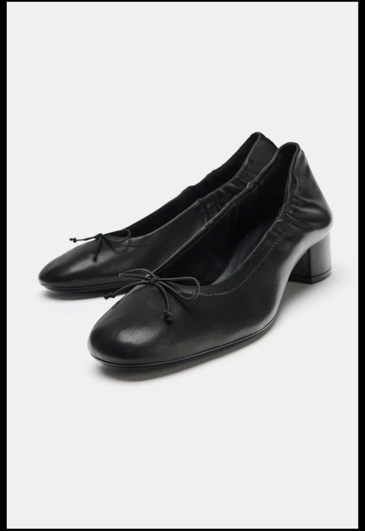 Zara Leather Heeled Ballet Flats (Category: Heels) located in Pasig City. Submitted by atty.angelajenner (Listing ID 1470879880, Image 1). Description: Best fit EU 37.5. Or 23.5cm.Narrow fit and runs small if you’re EU38 or 24cm. Authentic store bought. Used only 2-3x. Store price at Php 3,595.00..