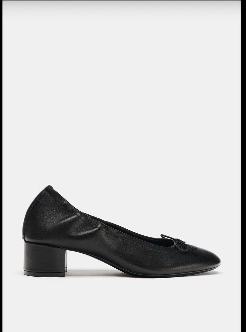 Zara Leather Heeled Ballet Flats (Category: Heels) located in Pasig City. Submitted by atty.angelajenner (Listing ID 1470879880, Image 2). Description: Best fit EU 37.5. Or 23.5cm.Narrow fit and runs small if you’re EU38 or 24cm. Authentic store bought. Used only 2-3x. Store price at Php 3,595.00..