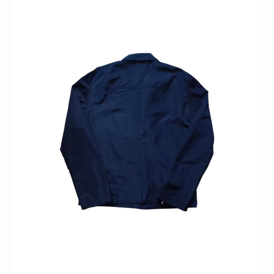 Zara Man biker riders jacket (Category: Hoodies) located in Davao. Submitted by jeff_thrifts (Listing ID 1470750641, Image 3). Description: medium men's with hangtag XL womens good condition issue:see last 3 photos issues are not visible slight dm if interested.