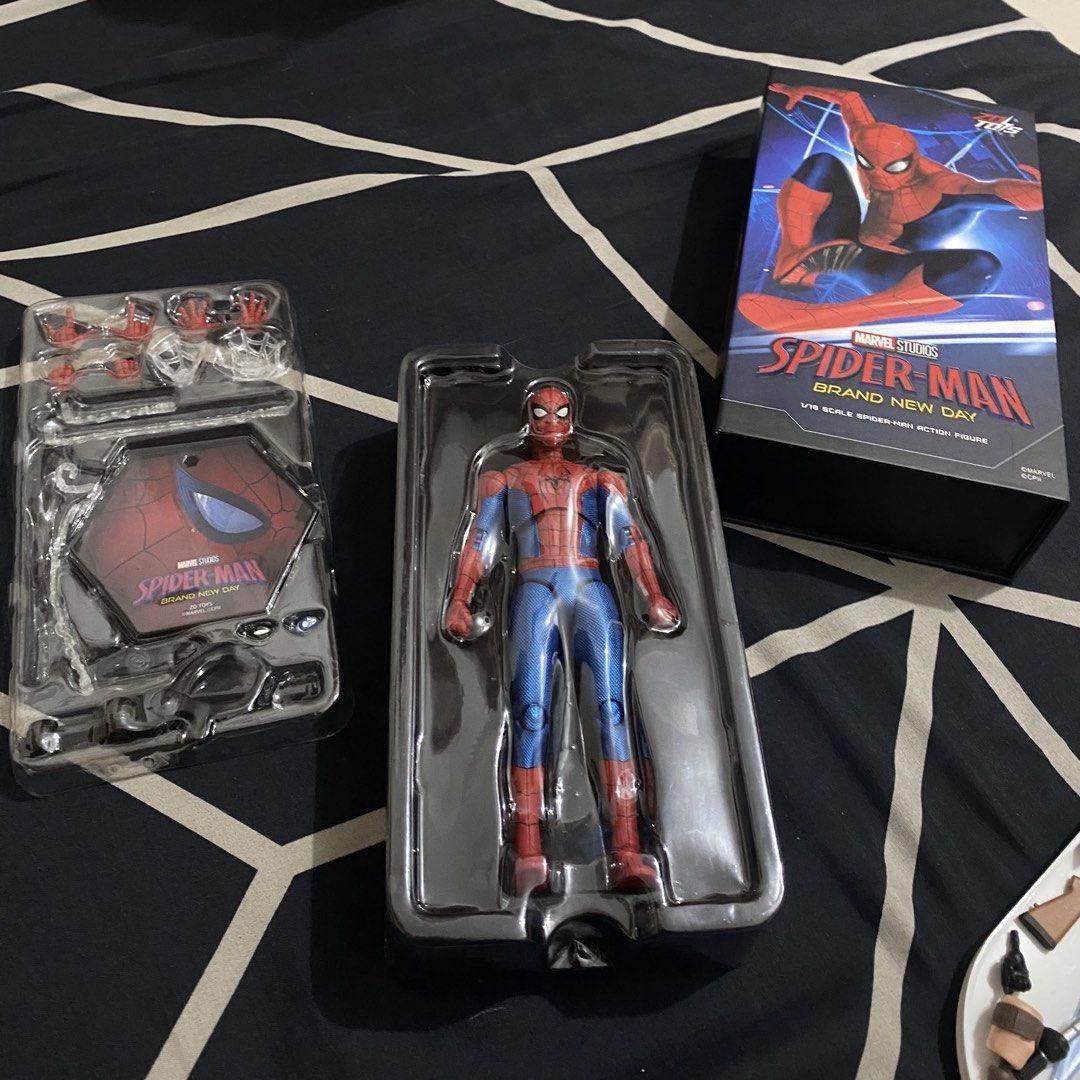 ZD Toys Spider-Man (BND) (Category: Action & Battle Toys) located in Tanauan. Submitted by modabagsbyanir (Listing ID 1470820555, Image 1). Description: FOR SALE: ZD Toys Spider-Man (BND) 🕷️ Condition & Details: 📍 Box Condition: 10/10 (Crisp box) 📍 Inclusions: Almost complete set (1 missing web accessory only) 📍 Mods/Fixes: Nilagyan lang ng bulak sa loob ng butterfly joints. 📍 Flaws: May minor paint chip sa leg area (Please check photos/pics