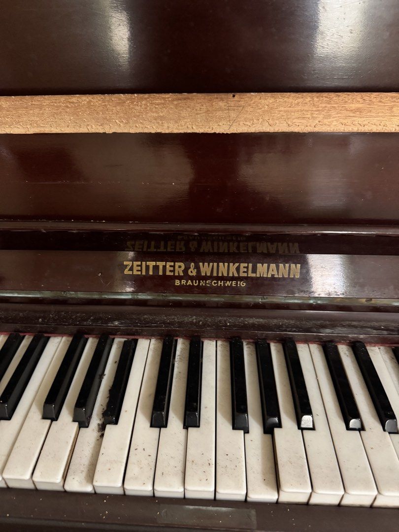 Zeitter & Winkelmann Braunschweig Upright Piano (Category: Musical Instruments) located in Manila. Submitted by jvsou31 (Listing ID 1470886322, Image 2). Description: - Brand/Origin: Zeitter & Winkelmann - Logistics: Heavy piece, buyer must arrange own transport and movers Honestly willing to take any serious offers, just take it out of my hands🙂.