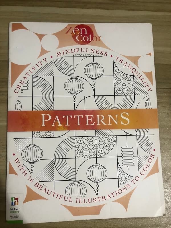 Zen Color: Patterns adult coloring book (Category: Art & Prints) located in San Juan City. Submitted by ttanmien (Listing ID 1470931930, Image 2). Description: 💁🏻‍♀️SELLING PRICE: ₱100 💁🏻‍♀️Book Genre: Non fiction, Adult Coloring Book, Activity Book, New Age, Body, Mind & Spirit (focusing on celestial, lunar, and meditative designs), Art & Craft, Self Help 💁🏻‍♀️Book insight: Content: Features 16 intricate and symmetrical illustrations desig