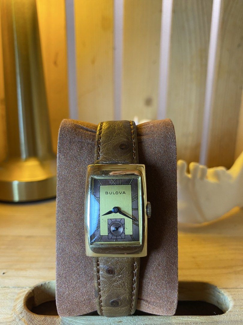 10K Gold Filled Bulova Tank (Category: Men's Watches) located in Pasig City. Submitted by barako.vintage (Listing ID 1471061408, Image 1). Description: Negotiable, dm your best offer 10k Gold Filled Bulova Tank with Subseconds Blue hands Manual Winding Curved case and glass Unpolished, not brand new Functional Aftermarket ostrich leather strap and matching hardware With dial patina Location: Ortigas RFS Consolidating collection, will keep either 