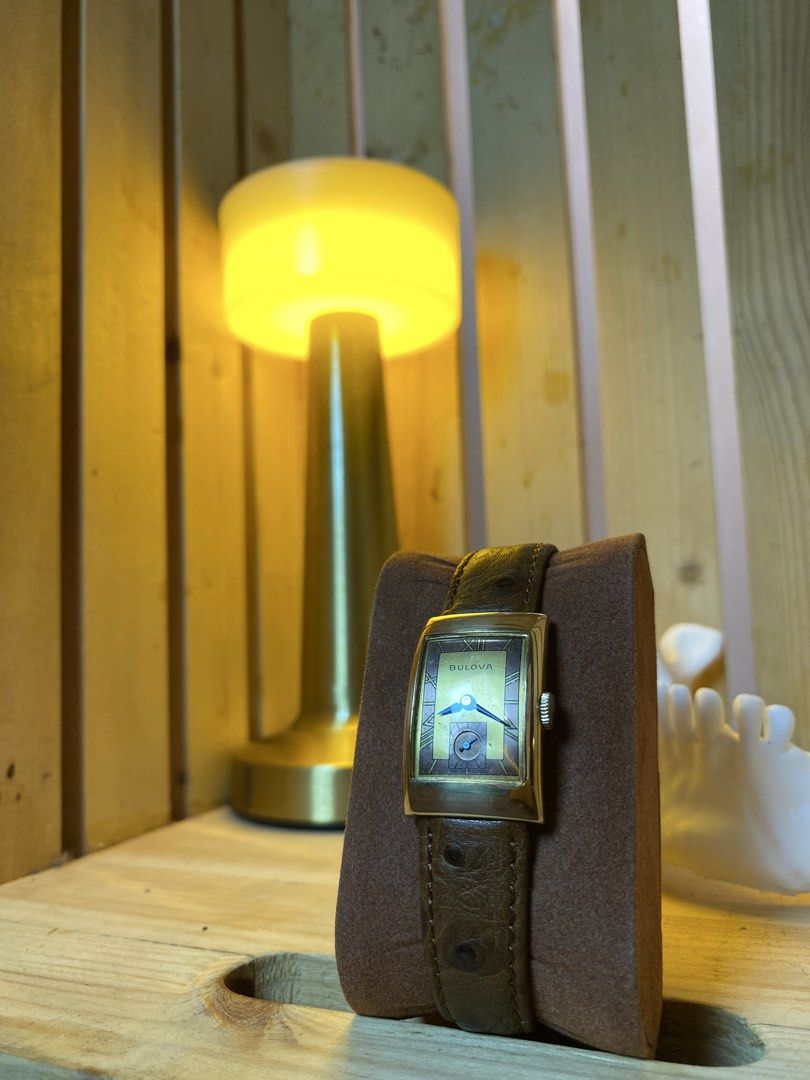 10K Gold Filled Bulova Tank (Category: Men's Watches) located in Pasig City. Submitted by barako.vintage (Listing ID 1471061408, Image 2). Description: Negotiable, dm your best offer 10k Gold Filled Bulova Tank with Subseconds Blue hands Manual Winding Curved case and glass Unpolished, not brand new Functional Aftermarket ostrich leather strap and matching hardware With dial patina Location: Ortigas RFS Consolidating collection, will keep either 
