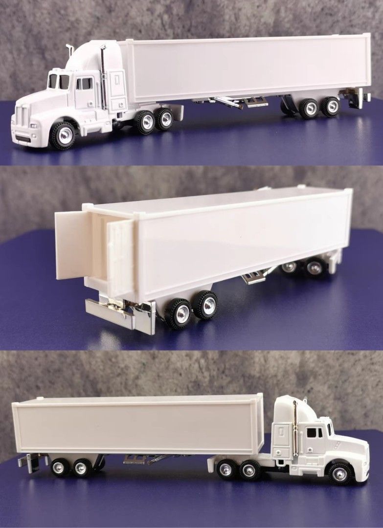 1/87 Kenworth American Long Nose Container Semi Truck Diecast Alloy ...