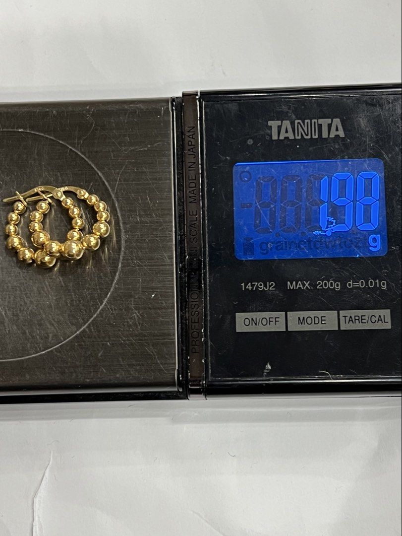 18k bubble earrings yg (Category: Earrings) located in Manila. Submitted by mightystone_77b719 (Listing ID 1471051565, Image 2). Description: .