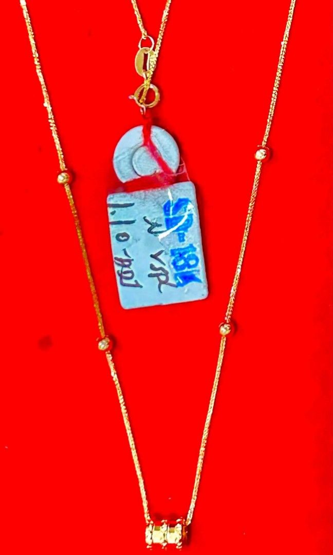 18k Saudi gold necklace (Category: Necklaces) located in Manila. Submitted by bhelgoldseller2ndaccount (Listing ID 1471050627, Image 2). Description: New!!✨New!!✨New!! Authentic 18k Saudi Golds 💯pawnable/naisasanla 💯with high appraisal rate 💯good investment 💯Direct supplier price 👉OPEN for resellers 🌺please take time to evaluate their actual sizes and grams 👉Best panggift for all occasions ✅ Sold per grams not per piece Kya lowest price ✅W
