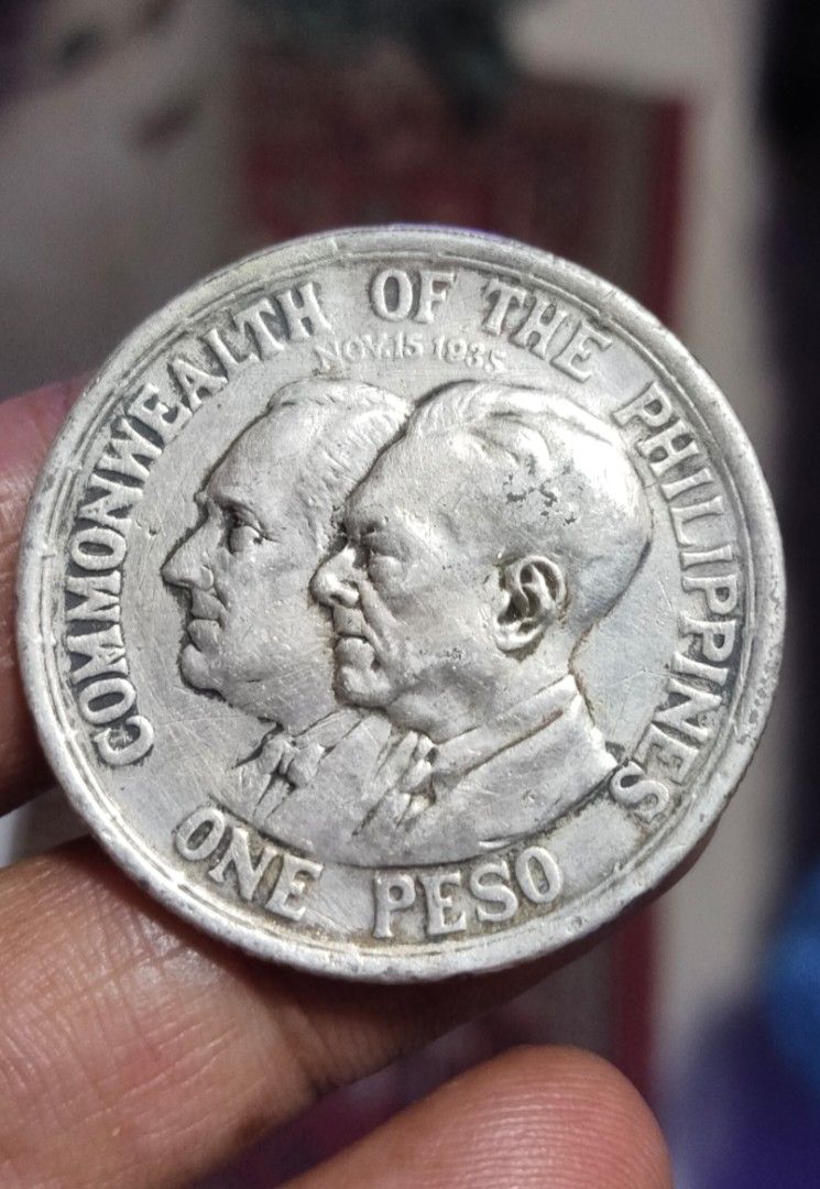 1936 1Peso Roosevelt and Quezon (Category: Currency) located in Manila. Submitted by wildcrystal.3b537c (Listing ID 1470900710, Image 1). Description: Low mintage Hard to find.