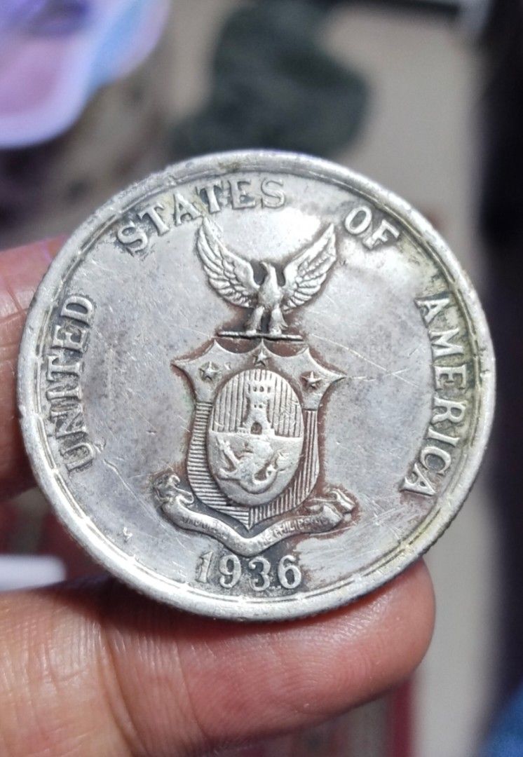 1936 1Peso Roosevelt and Quezon (Category: Currency) located in Manila. Submitted by wildcrystal.3b537c (Listing ID 1470900710, Image 2). Description: Low mintage Hard to find.