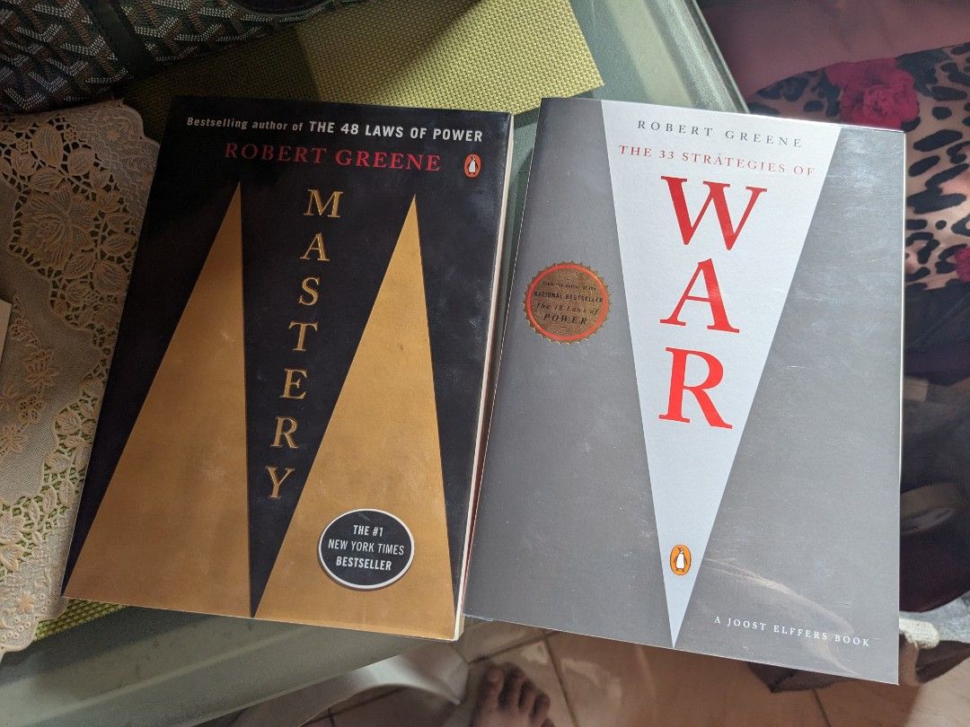 1k for 2 (Authentic Master & War Full Ver. By Robert Greene) (Category: Storybooks) located in Taguig. Submitted by edz.10192 (Listing ID 1471085866, Image 1). Description: 1k for 2 Orig price are: War: Php 952 Mastery: Php 840 From fullybooked, never been used..