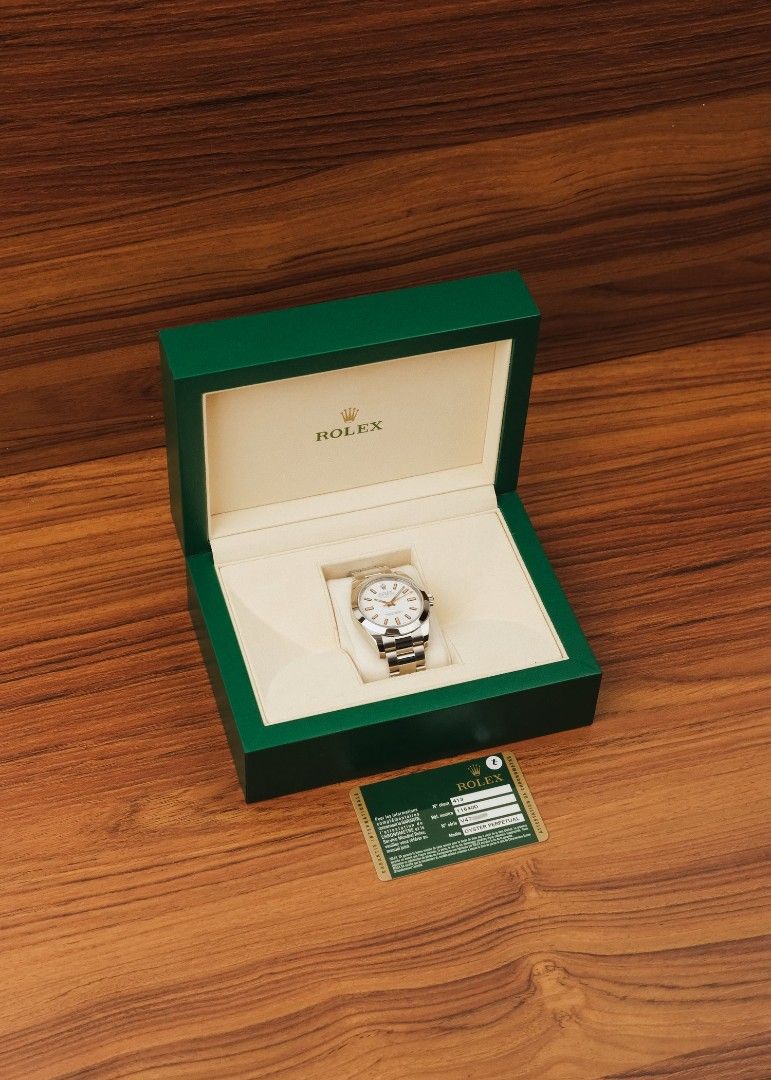 2010 Rolex Milgauss w/ Box and Papers (Category: Men's Watches) located in Manila. Submitted by windsorfinery (Listing ID 1471054449, Image 2). Description: Rolex Milgauss 116400 2010 Automatic 40mm Stainless steel Sapphire Rolex bracelet Box: Yes Papers: Yes Others: 1-Year Mechanical Warranty by Windsor Finery Co. Cash Price: ₱578,000 ✔️ Layaway accepted ✔️ Credit cards accepted ✔️ Viewings accepted (Legazpi, Makati) ✔️ Open for authentication a