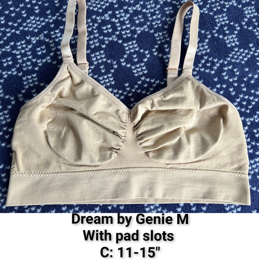 3 PCs Bralette Bra bundle (Category: Activewear) located in Quezon City. Submitted by all_items_50_each (Listing ID 1471063164, Image 2). Description: 3 PCs Bralette Bra bundle Fits M *brand and size is posted, as long as it is readable, measurements via tape measure-laid flat, is also posted *wash before wearing, may have lints, dirt/stains (due to storage), color-bleed stains, esp. light colored, with normal signs of usage, pls. manage your exp