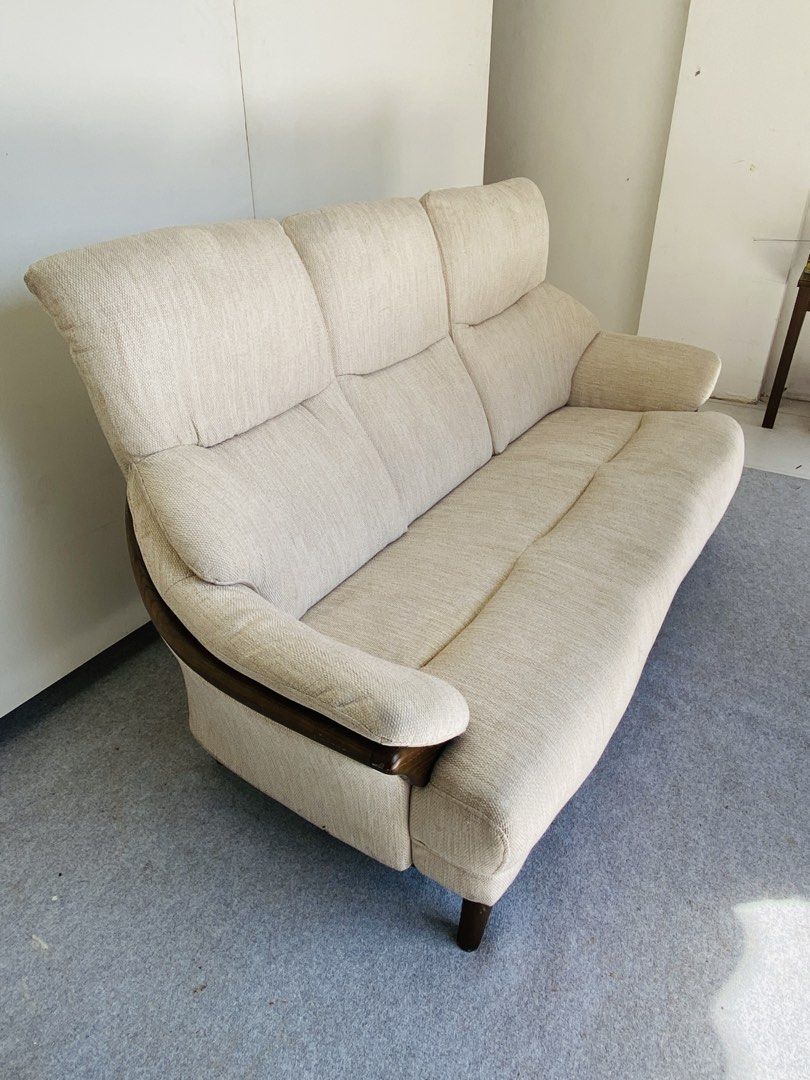 3-Seater Highback Fabric Sofa (Category: Sofas) located in Manila. Submitted by elliefurnies31 (Listing ID 1470940098, Image 3). Description: "JAPAN SURPLUS" 3-SEATER HIGHBACK FABRIC SOFA SIZE: 68L" x 32W" x 17Sh" x 38H" inches (AS-IS ITEM) IN GOOD CONDITION.
