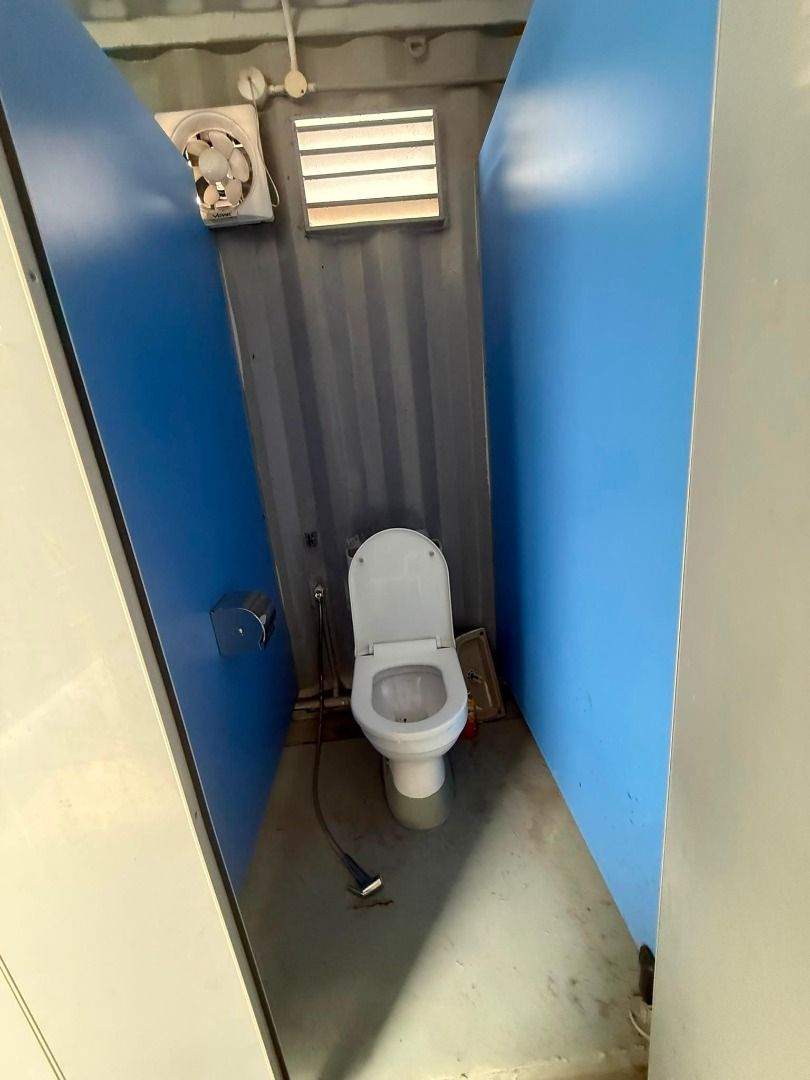 40FT+20FT Container toilet, Furniture & Home Living, Home Improvement ...