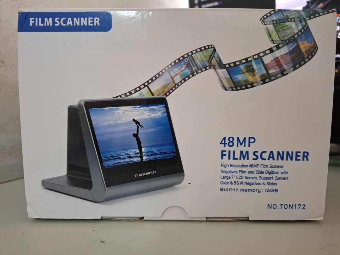 48MP Film Scanner Slide Digitizer with 7 Inch Screen, Computers & Tech ...