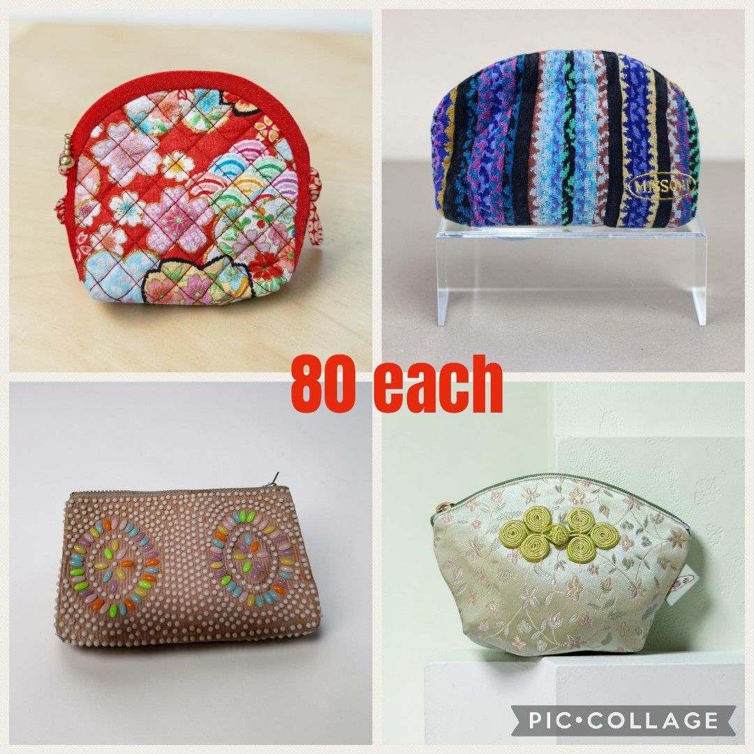 80 EACH 2 FOR 150 (Category: Purses & Pouches) located in Las Pinas. Submitted by annachiaonair2037 (Listing ID 1470998274, Image 1). Description: 80 or 2 for 150 All from Japan.