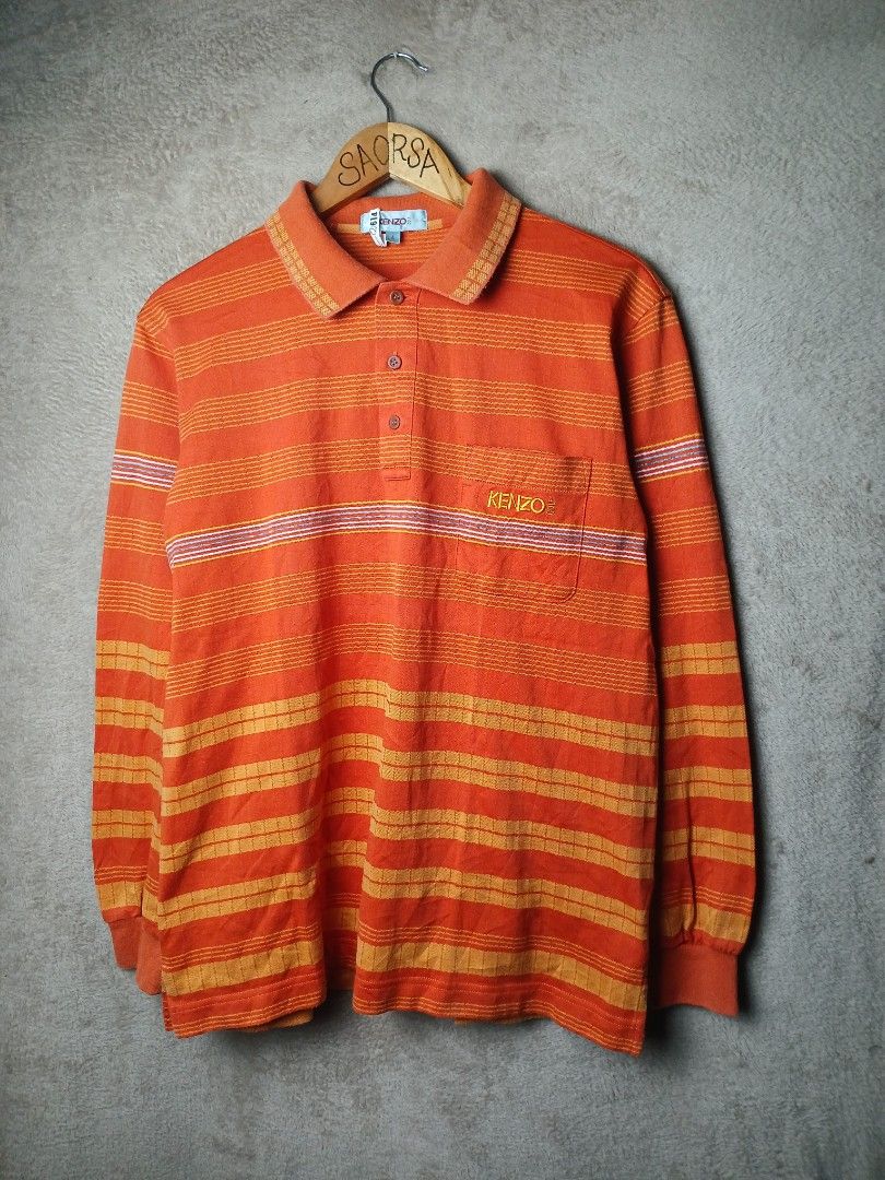90's Kenzo golf polo L/S (Category: Luxury Apparel) located in Candelaria. Submitted by saorsa.thrift (Listing ID 1471049953, Image 1). Description: 90's Kenzo golf polo L/S Size 4 M-L 21/26-27 Very good condition 1,000 + sf.