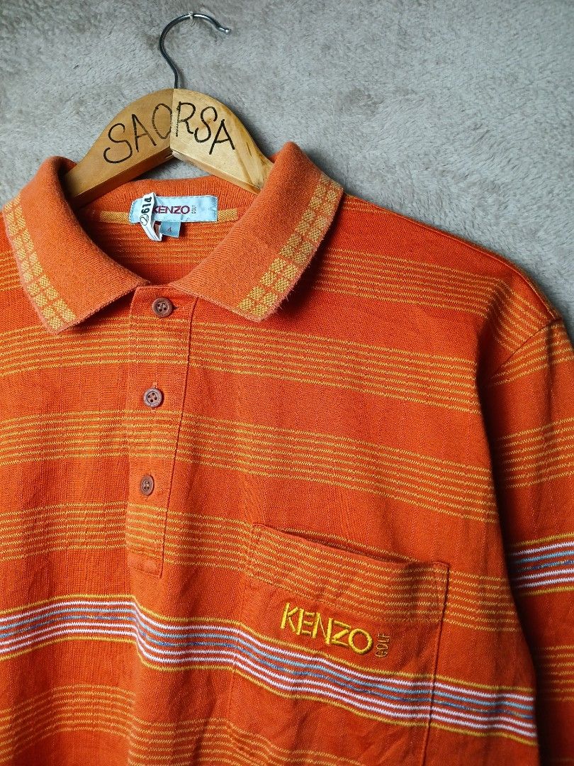 90's Kenzo golf polo L/S (Category: Luxury Apparel) located in Candelaria. Submitted by saorsa.thrift (Listing ID 1471049953, Image 2). Description: 90's Kenzo golf polo L/S Size 4 M-L 21/26-27 Very good condition 1,000 + sf.