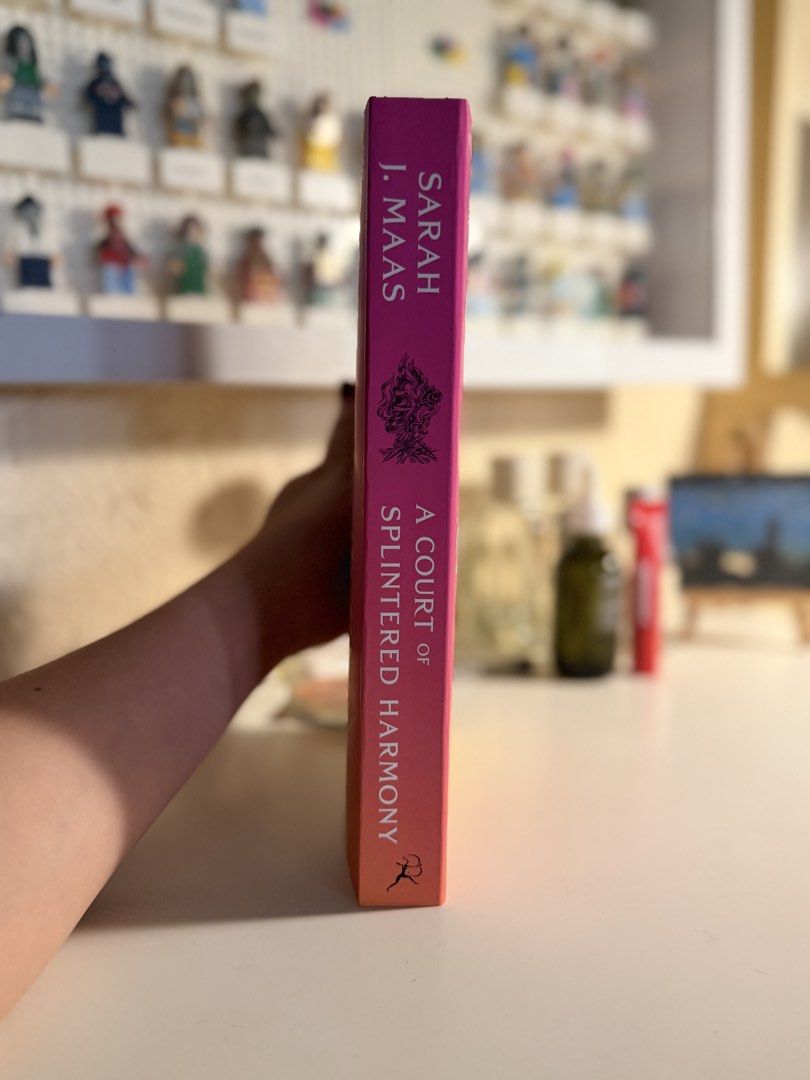 A Court of Splintered Harmony (Category: Storybooks) located in Las Pinas. Submitted by calis.preloved (Listing ID 1470950449, Image 3). Description: - read once, has minimal spine crack (see photos) - authentic paperback copy bought from fullybooked Payment: bank transfer Shipping: j&t/grab/lalamove (buyer shoulders shipping fee) 📍 Location: Las Piñas.